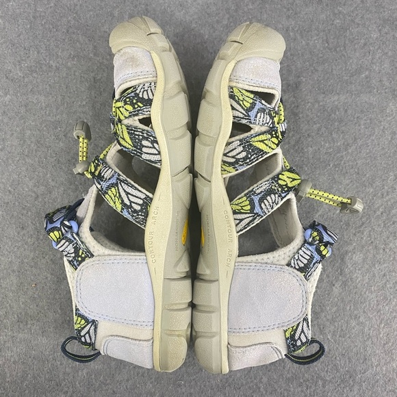 KEEN Seacamp 2CNX Closed Toe Sandal, Hydrangea/Sharp Green Size 3 Big Kid - Picture 9 of 11